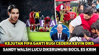 ALHAMDULILLAH FIFA DUKUNG INDO! Cedera pemain Timnas diasuransi langsung~Aksi Sandy Walsh kocak