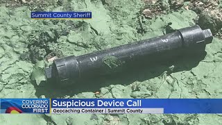 Pipe bomb? Nope, sheriff's office in Colorado's high country says suspicious device was a geocache c