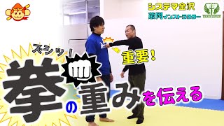 【システマ金沢】拳の重さを相手に伝えるためのトレーニング！