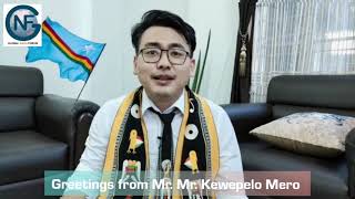 GNF 75th Naga Independence Day Comm. Greetings from Mr. Kewepelo Mero Chakhesang Naga, Nagaland.