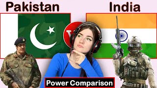Russian Girl Reacts : India vs Pakistan military power comparison in 2023 | Reaction