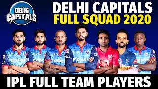 Delhi Capitals IPL 2020 Squad - Delhi Capitals DC Full Team Players List