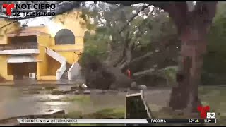 Huracán Delta Deja Destrozos en Quintana Roo
