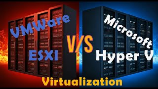 Microsoft Hyper V vs VMWare ESXI Virtualization Technology #kvm #vmware #virtualization #hyperv Eng