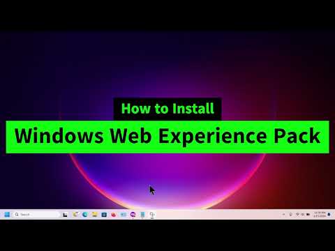 Windows Web Experience Pack: What it is and how to update it