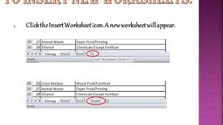 BAU- FCS- Video 20- Introduction to Excel 2010 Worksheet- Eng. Heba Al-Hiary