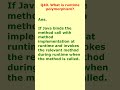 interview question 40. what is runtime polymorphism? #interviewquestions #javaclass #javaprogramming