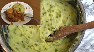 HOW TO MAKE MINJI MUKIMO/ MASHED POTATO AND GREEN PEAS RECIPE