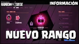 METEN NUEVO RANGO en EMBER RISE | Caramelo Rainbow Six Siege Gameplay Español