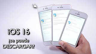 🤯 Qué pasa si INTENTAS INSTALAR iOS 16 en iPhone 7 iPhone 6s & iPhone SE 2016 🤔 - RUBEN TECH !