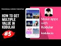 how to create app | in thunkable kodular in hind-urdu -how to make android app without coding Part 5