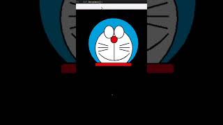 Draw Doraemon with simple steps in Python Turtle Graphics#coding #coding #programminglanguageBeginer