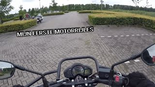 Mijn eerste motorrijles