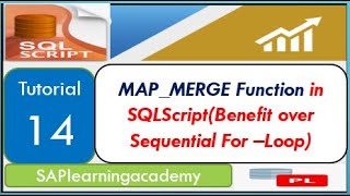 SQL Script: MAP Merge Operator | How to use Map Merge operator over sequential For loop in Procedure