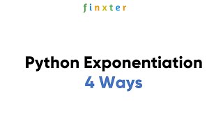 Python Exponent – 4 Operators Every Coder Must Know