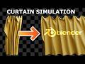 Blender | EASY Curtain Opening Animation | Tutorial