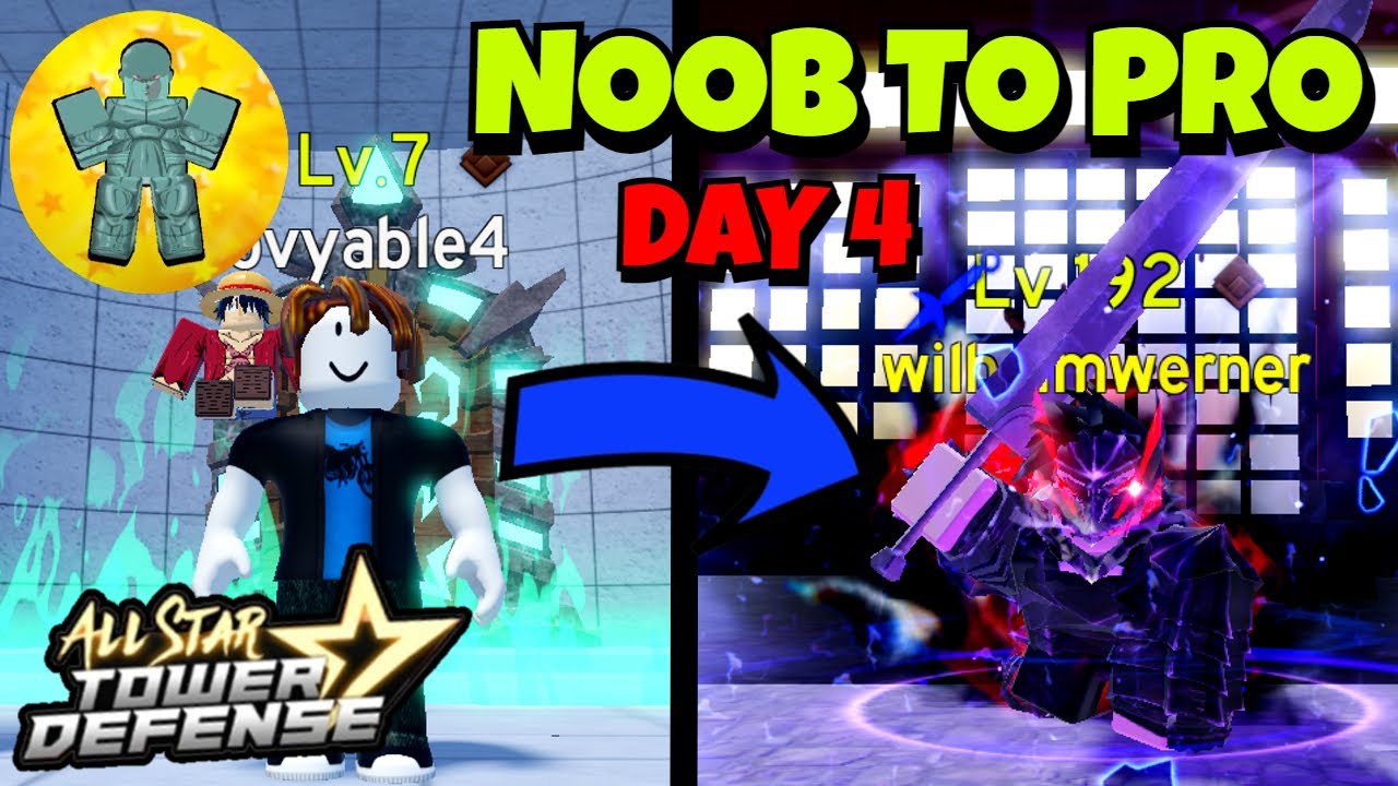Astd Noob To Pro Day 4 First 7 Star Unit All Star Tower Defense