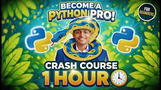 Python Crash Course for Beginners 2026 in 1 HOUR ❤️🔥🔥 #pythoncourses #pythoncrashcourse #python