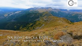 Cała trasa na Kopę Kondracką przez Przełęcz pod Kopą Kondracką. Przełęcz Kondracka pod Giewontem.