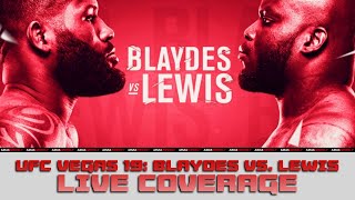 UFC Fight Night: Curtis Blaydes vs Derrick Lewis | LIVE Coverage