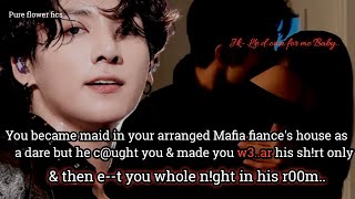 Your dang€r0us fiance c@ught you as you became a ma!d in his h0use coz of dare so he p-n!s..h you on