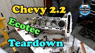 Chevy 2.2 Ecotec Engine Teardown |  Engine Disassembly