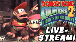 Donkey Kong Country 2 LIVESTREAM w/TheCartoonGamer