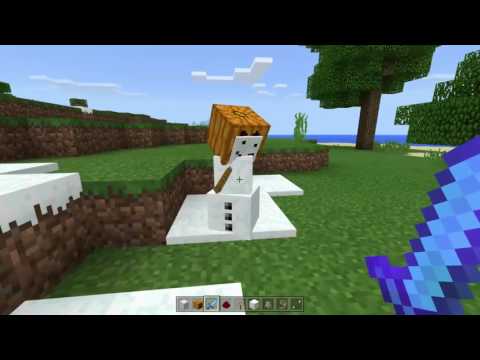 Minecraft Windows 10 Edition How to make an Iron Golem and Snow Golem Minecraft Windows 10 Edition How to make an Iron Golem and Snow Golem