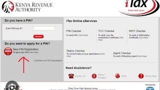 How To Register/Apply Kra Pin  using Phone