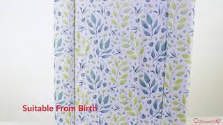 Callowesse Baby Changing Mat – Pastel Leaves