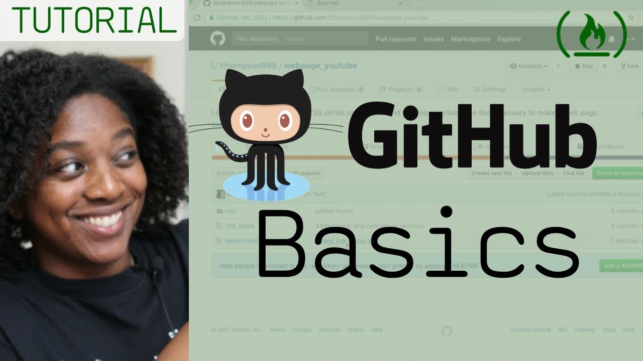 GitHub Basics Tutorial - How To Use GitHub - YouTube