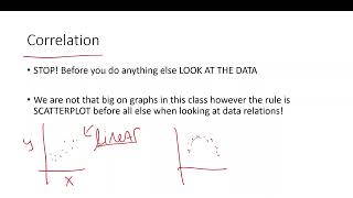 Stats 2 Mod 2 part 1 Correlation and Scatterplot