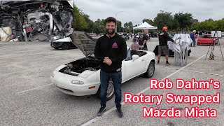 TURBO ROTARY in a MAZDA MIATA built by @RobDahm
