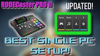 RODECaster Pro 2 with Virtual Devices! - ULTIMATE Single PC Streaming/Gaming Setup!