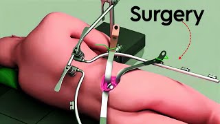 Posterior Hip Replacement (Surgery) 3D Animation