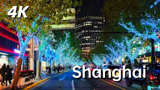 Night Tour of Shanghai's Bustling Commercial District, From Jing'an Temple to Nanjing West Road