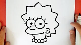 HOW TO DRAW LISA SIMPSON