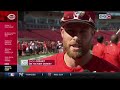 zack cozart on receiving his donkey learning how to take care of his new friend