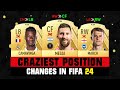 FIFA 24 | CRAZIEST POSITION CHANGES (EA FC 24)! 💀😲 ft. Messi, Camavinga, March...