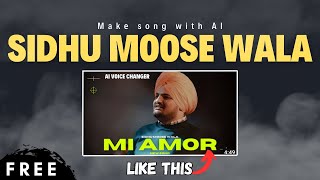 How To Make Song With AI In SIdhu Voice 😱