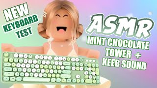 ROBLOX Tower of Hell  I Mint Chocolate I but it's KEYBOARD ASMR... [ VERY CLICKY ]