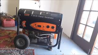 Grip 5.5 KVA Generator review and a short look at Ice Rain this morning