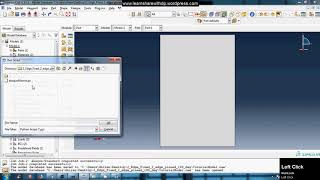 How to run and edit python script in abaqus?