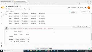 Python: Pandas Descriptive Stats