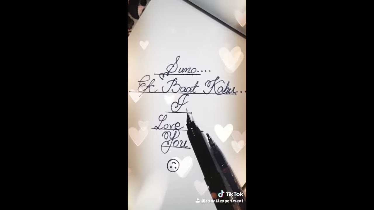Tiktok Handwriting Video Youtube