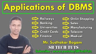 Applications of DBMS | Database Management System | DBMS | Telugu
