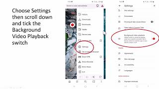 How to Play Videos in Brave Browser on Mobile (Android) with Screen Off