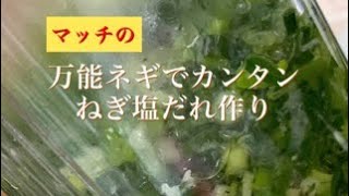 万能ネギでカンタンねぎ塩だれ作り