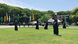 令和６年度　護国神社春季大祭奉納武道　杖道・神道夢想流杖術第二部