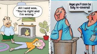 Comic strip! Hilarious Comic Strips That’ll Make You Laugh Out Loud | Vintage Golden Frames 😂